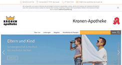 Desktop Screenshot of kronen-apotheke-neuhausen.de